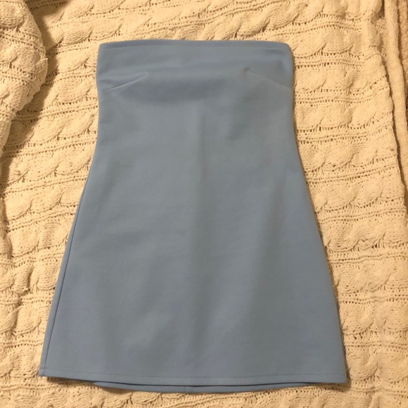 Hand made blue tube dress - Picture 2 of 2